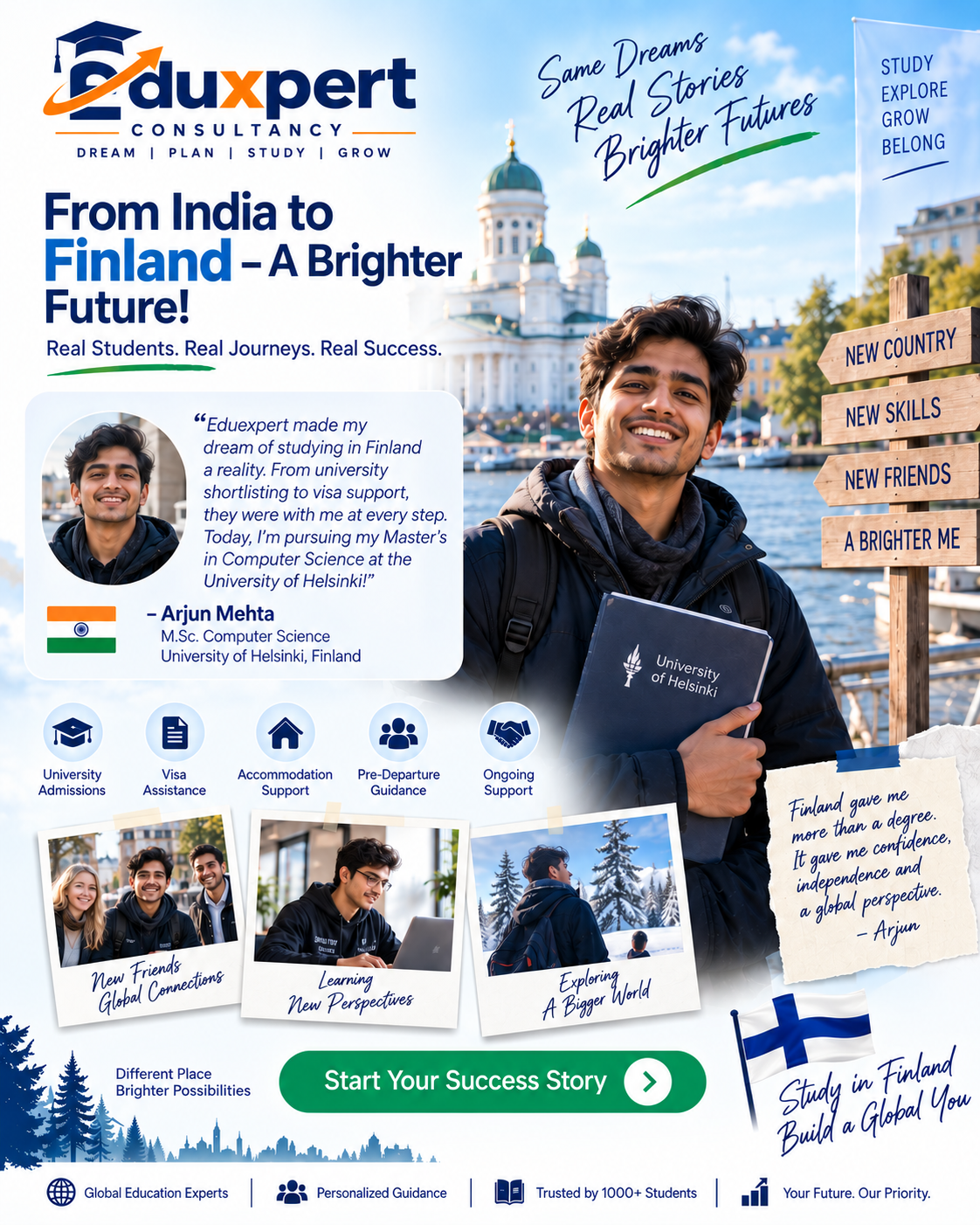 Student success story in Finland
