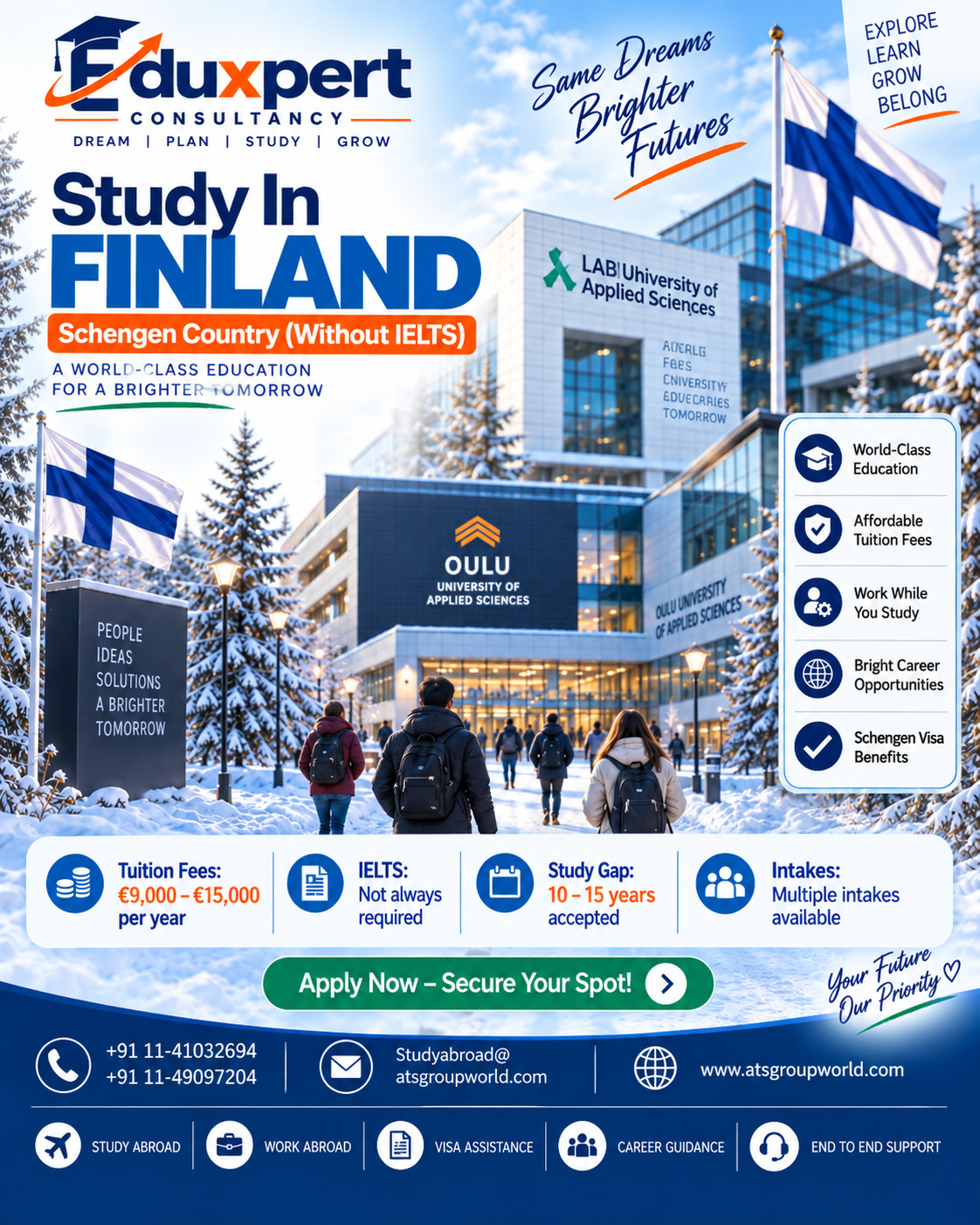 LAB University — January 2027 intake, tuition and entry requirements